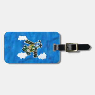 Army Jet "Kunst von Kindern" Gepäckanhänger