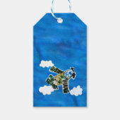 Army Jet "Kunst von Kindern" Geschenkanhänger (Vorderseite)
