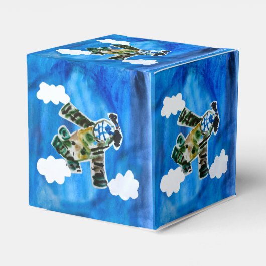 Army Jet "Kunst von Kindern" Geschenkschachtel (Rückseite)