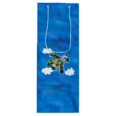 Army Jet "Kunst von Kindern" Geschenktüte Für Weinflaschen (Vorderseite)