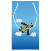 Army Jet "Kunst von Kindern" Kleine Geschenktüte (Rückseite)