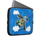 Army Jet "Kunst von Kindern" Laptopschutzhülle (Vorne Rechts)