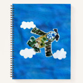 Army Jet "Kunst von Kindern" Notizblock (Vorderseite)