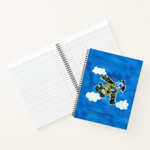 Army Jet "Kunst von Kindern" Notizblock