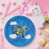 Army Jet "Kunst von Kindern" Pappteller (Party)