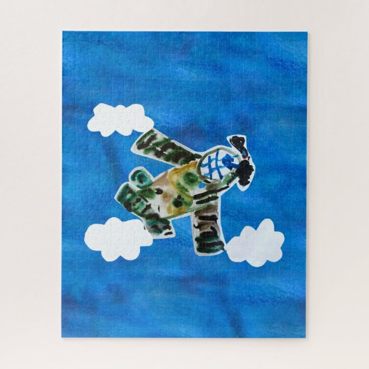 Army Jet "Kunst von Kindern" Puzzle (Vertikal)