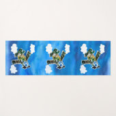 Army Jet "Kunst von Kindern" Yogamatte (Vorderseite (Horizontal))