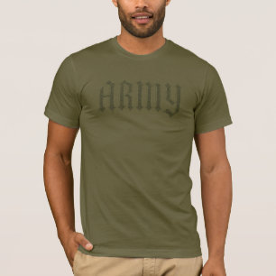 ARMY-Kalligraphie-Gravur des militärischen T - Shi T-Shirt