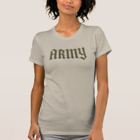 ARMY-Kalligraphie-Gravur des militärischen T - Shi