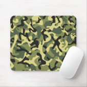 Army Lime Green Forest Camouflage | Camouflage For Mousepad (Mit Mouse)