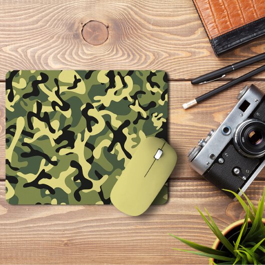 Army Lime Green Forest Camouflage | Camouflage For Mousepad