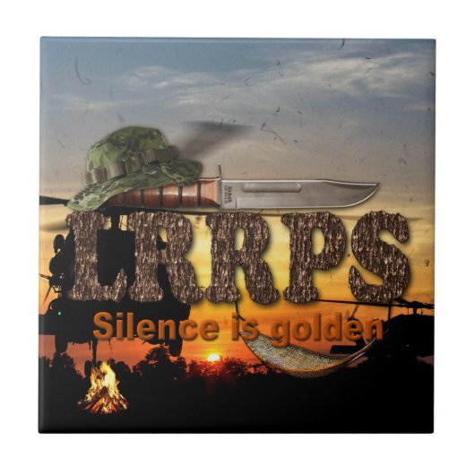 Army LRPS LRRP LURPS Recon Recondo Fliese (Vorderseite)