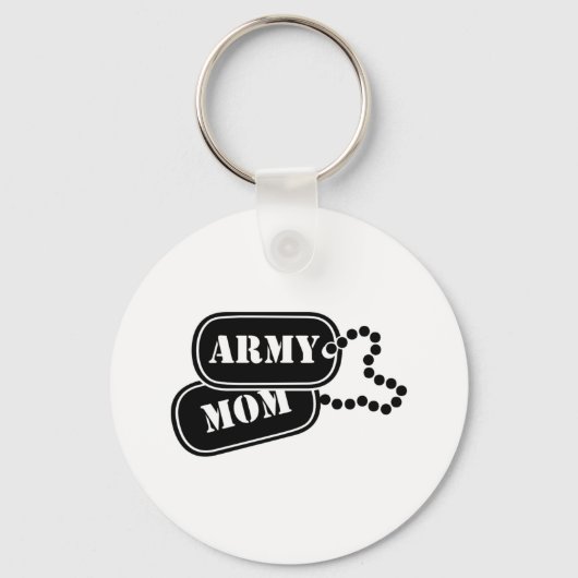 Army Mama Button Schlüsselanhänger (Vorderseite)