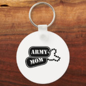 Army Mama Button Schlüsselanhänger (Vorderseite)