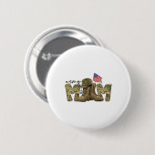 Army Mama Camourflage Mütter Day Mama Patriotic Us Button (Vorne & Hinten)
