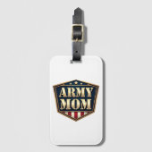 Army-Mama,  Gepäckanhänger (Vorderseite Vertikal)