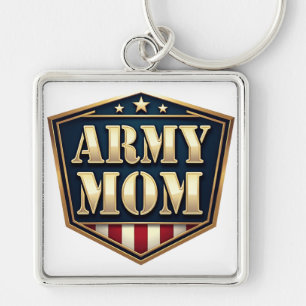 Army-Mama Schlüsselanhänger