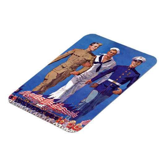 Army, Marine Magnet (Linke Seite)