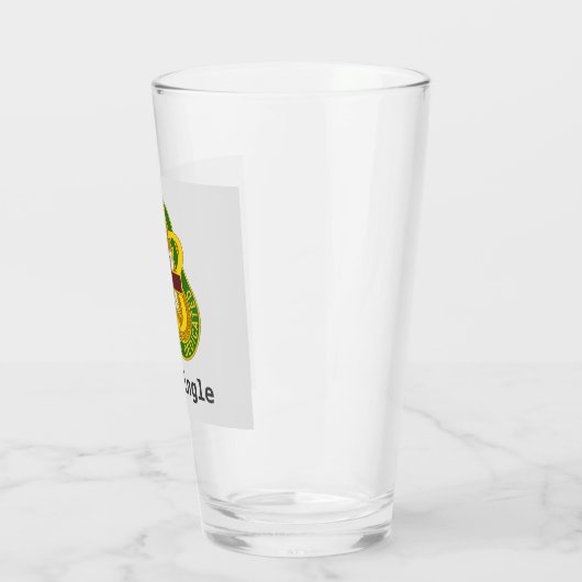 Army MEDCOM DUI Personalisiert Glas (Links)