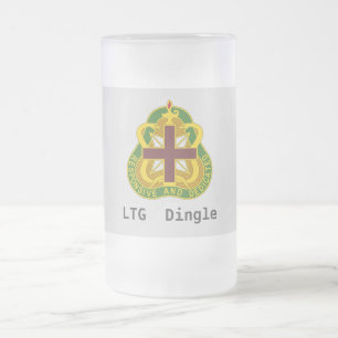 Army MEDCOM DUI Personalisiert Mattglas Bierglas