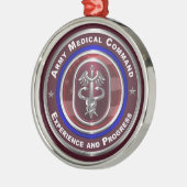 Army Medical Command AMEDD Weihnachten halten Ornament Aus Metall (Links)