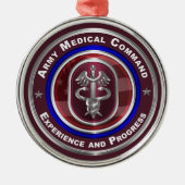 Army Medical Command AMEDD Weihnachten halten Ornament Aus Metall (Vorne)