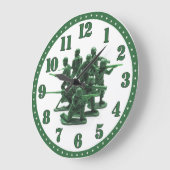Army Men Clock Große Wanduhr (Winkel)