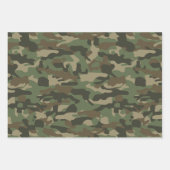 Army Military Camouflage Green Camo Birthday Geschenkpapier Set (Vorderseite 2)