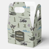 Army Military Camouflage Green Camo Birthday Geschenkschachtel (Geöffnet)