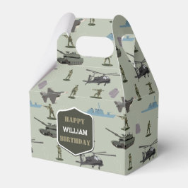 Army Military Camouflage Green Camo Birthday Geschenkschachtel