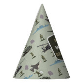 Army Military Camouflage Green Camo Birthday Partyhütchen (Links)