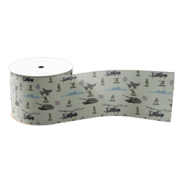 Army Military Camouflage Green Camo Birthday Ripsband