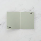 Army Military Camouflage Green Camo Karte (Innenseite)