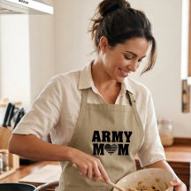 ARMY MOM mit Herz und Flagge