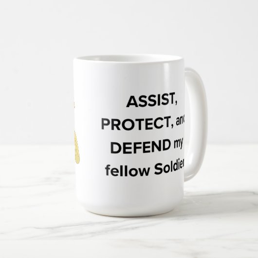 Army MP Kaffee Tasse (VorderseiteRechts)