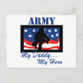 Army My Daddy My Held Postkarte (Vorderseite)