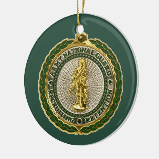 Army National Guard Keramikornament (Links)