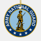 Army_National_Guard_logo Keramik Ornament (Vorne)