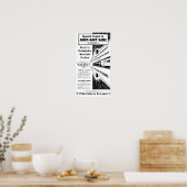 Army Navy Spiel über die Pennsylvania Eisenbahn Poster (Küche)