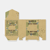 Army Nice Day Craft liefert Zelt Gunst Boxen Geschenkschachtel (Ungefaltet)