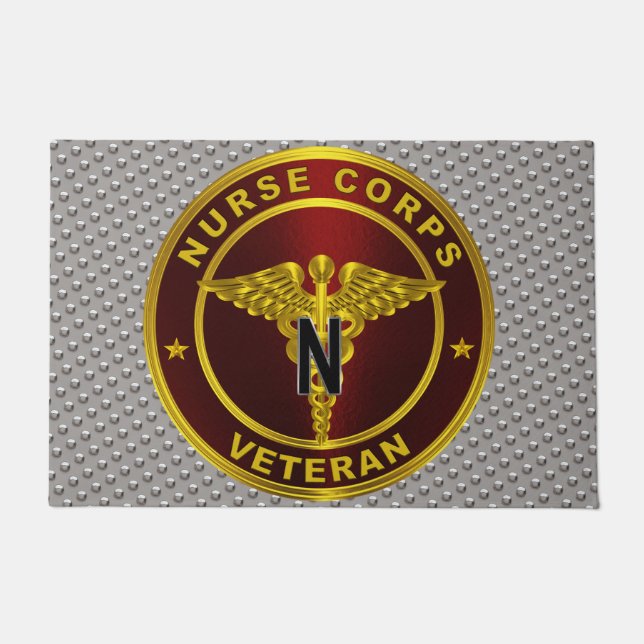 Army Nurse Corps Veteran Fußmatte (Vorderseite)