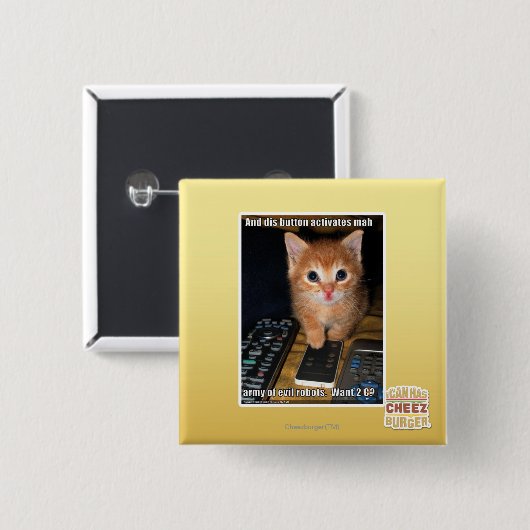 Army of Evil Robots Button (Vorne & Hinten)