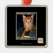 Army of Evil Robots Ornament Aus Metall (Vorne)