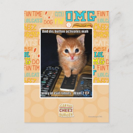 Army of Evil Robots Postkarte (Vorderseite)