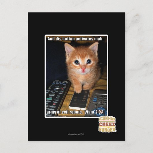 Army of Evil Robots Postkarte (Vorderseite)