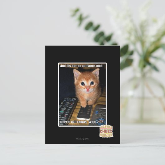 Army of Evil Robots Postkarte (Stehend Vorderseite)