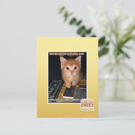 Army of Evil Robots Postkarte (Stehend Vorderseite)