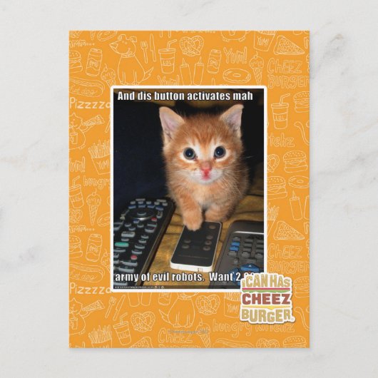 Army of Evil Robots Postkarte (Vorderseite)