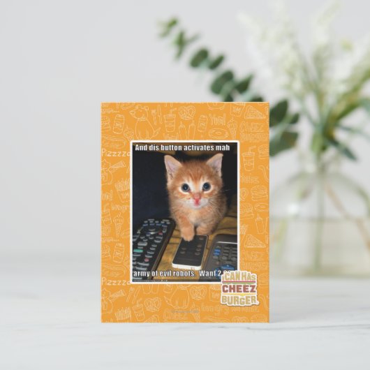 Army of Evil Robots Postkarte (Stehend Vorderseite)