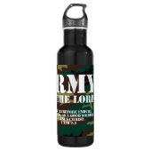 Army of the Lord, Bibel Scripture Camo Trinkflasche (Vorderseite)